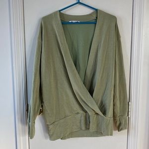 athleta wrap sweater